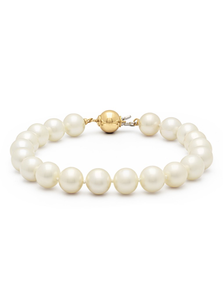 Diamond Point Yellow Gold Bracelet Riviera