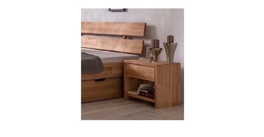 ELFO Schlafzimmer-Set Nachtkommode Nachtschrank JUDITH / SOFIE Kernbuche massiv geölt, Kernbuche massiv, robust