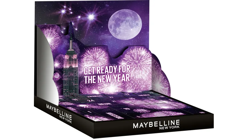 MAYBELLINE NEW YORK Adventskalender Countdown to the New Jear mit 31 Türchen