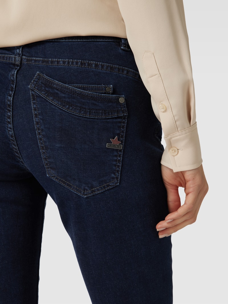 Jeans im 5-Pocket-Design Modell 'Malibu' in dunkelblau
