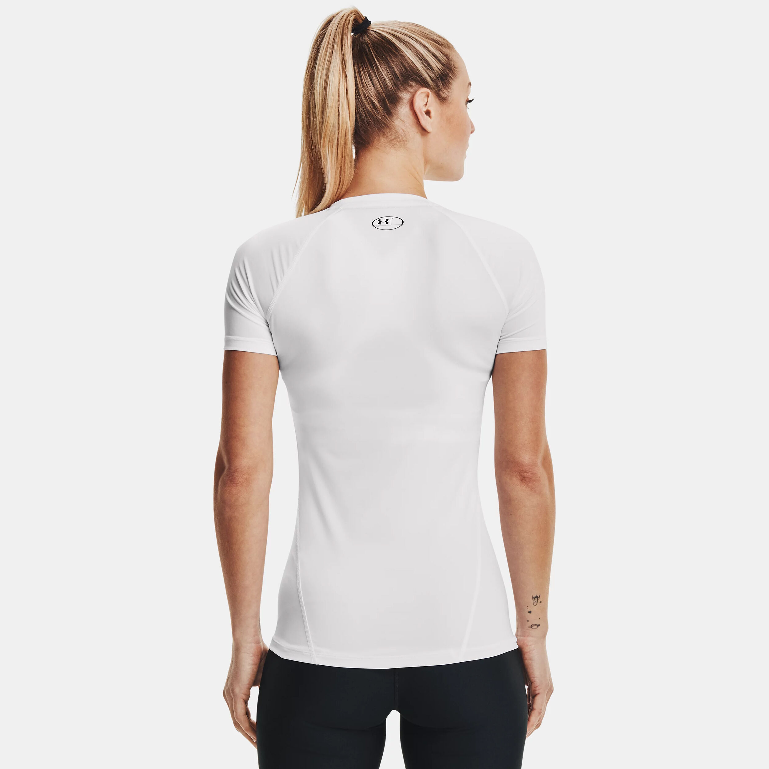 Heatgear Authentics Comp T-Shirt Damen - Weiß