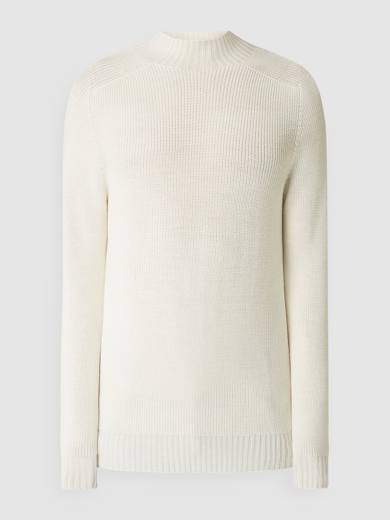 Pullover aus Schurwolle in offwhite