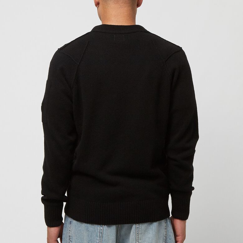 C. P. Company Lambswool Cardigan Black
