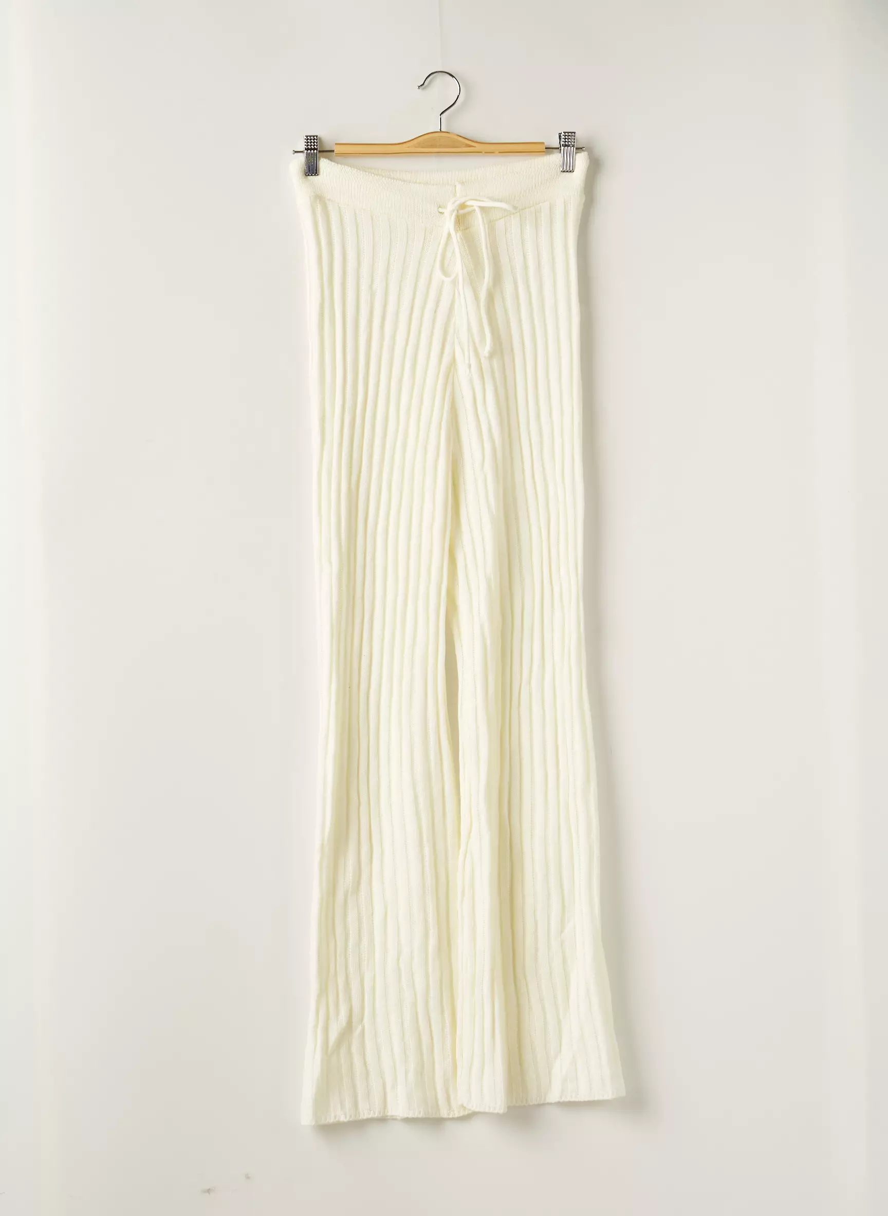Nasty Gal Pantalons Flare Femme couleur beige