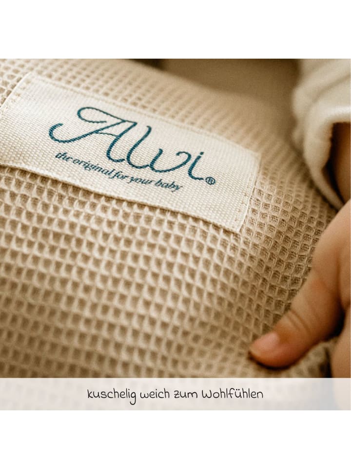 Alvi Nestchen Carré - Waffelpique in beige günstig kaufen onesize