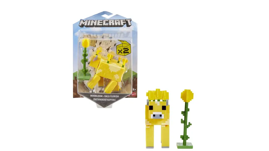 Minecraft Craft-A-Block Figuren aus dem Sortiment, authentischer Charakter aus dem Videospiel, 1 Stück, sortiert