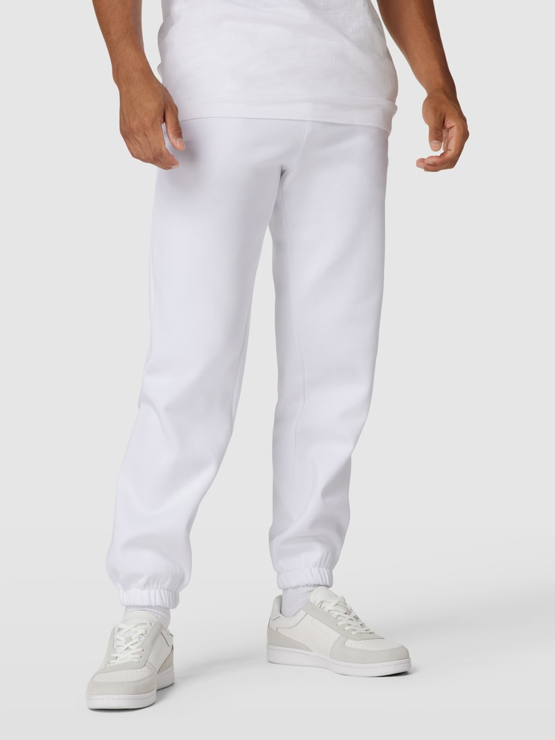 Sweatpants mit Label-Detail in weiß