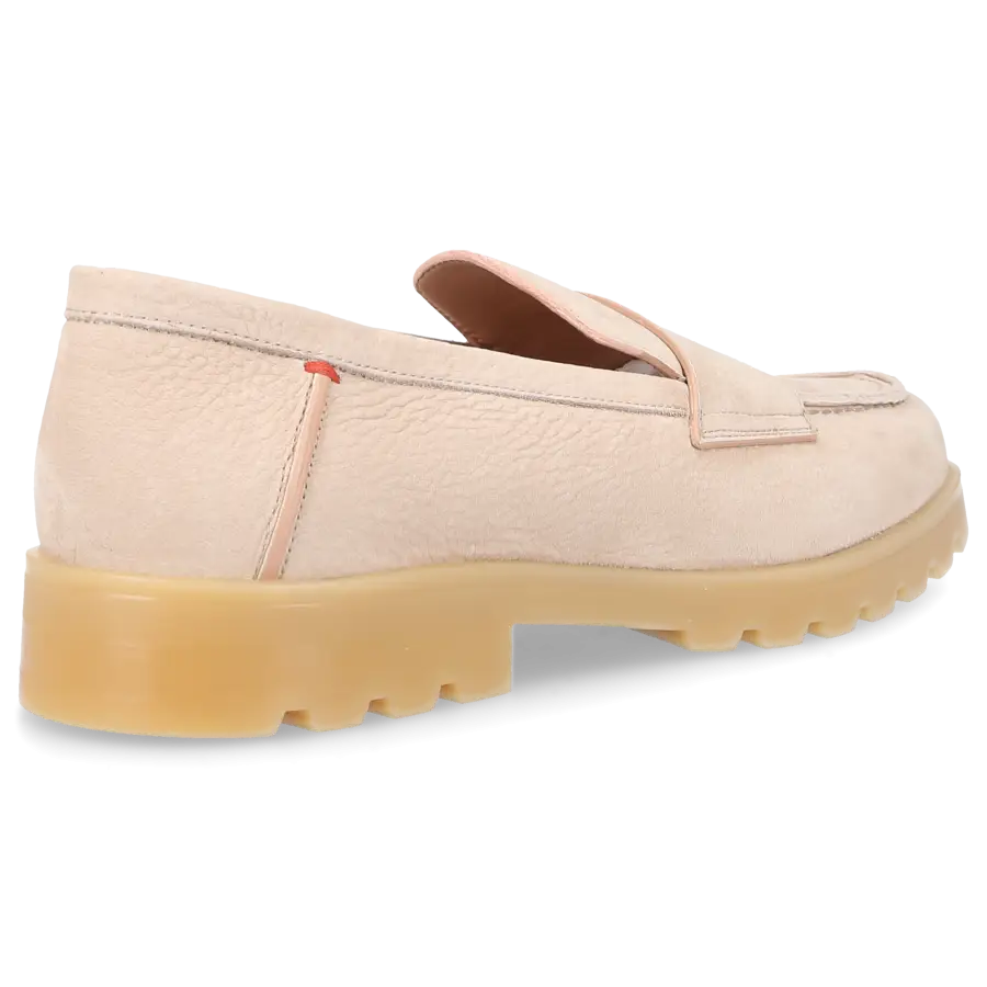 Santoni - Loafer 70644 Nubukleder - beige