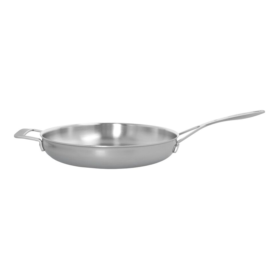 Bratpfanne 32 cm, 18/10 Edelstahl, Silber