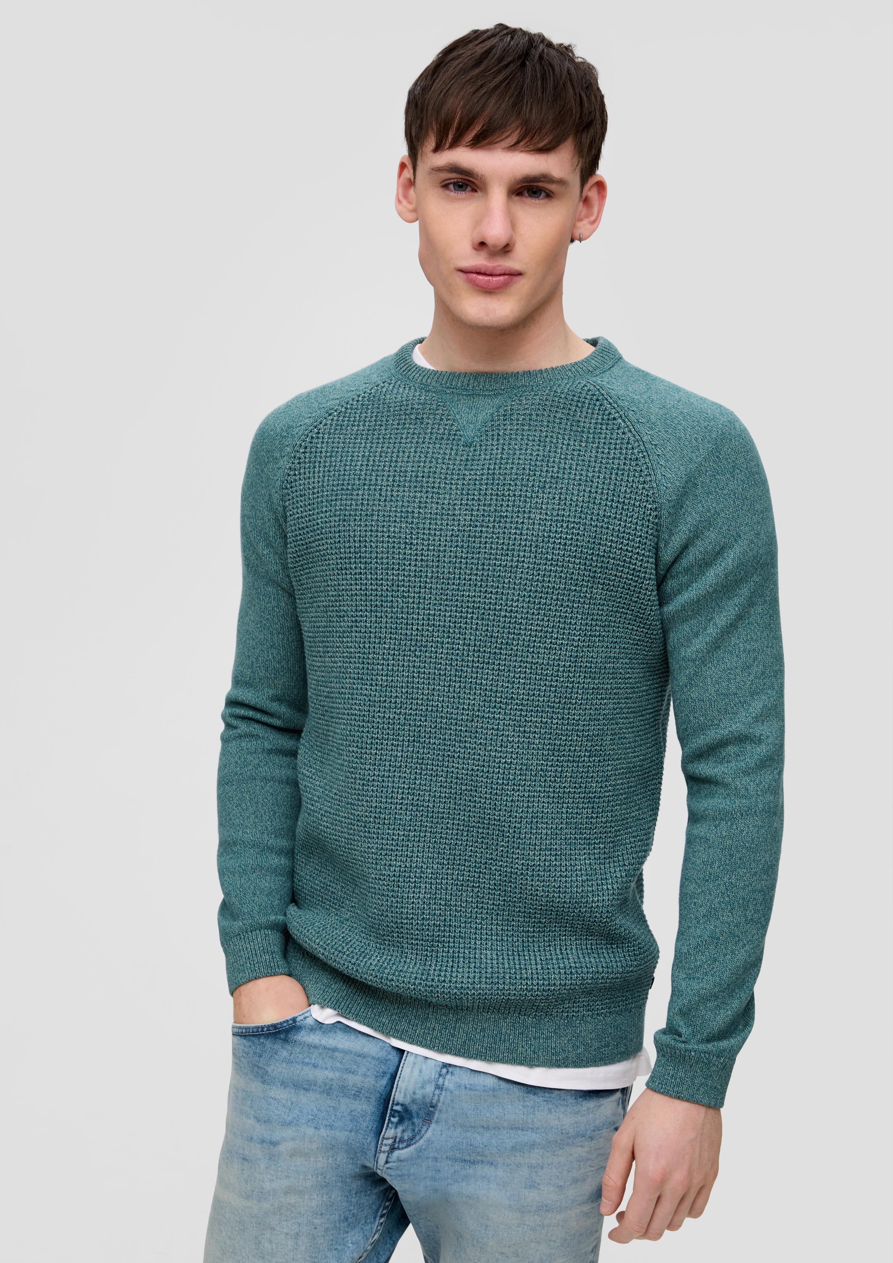 Strickpullover mit Raglanärmeln  2145183-72W0