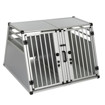 Autohundebox AluRide Doppelbox
