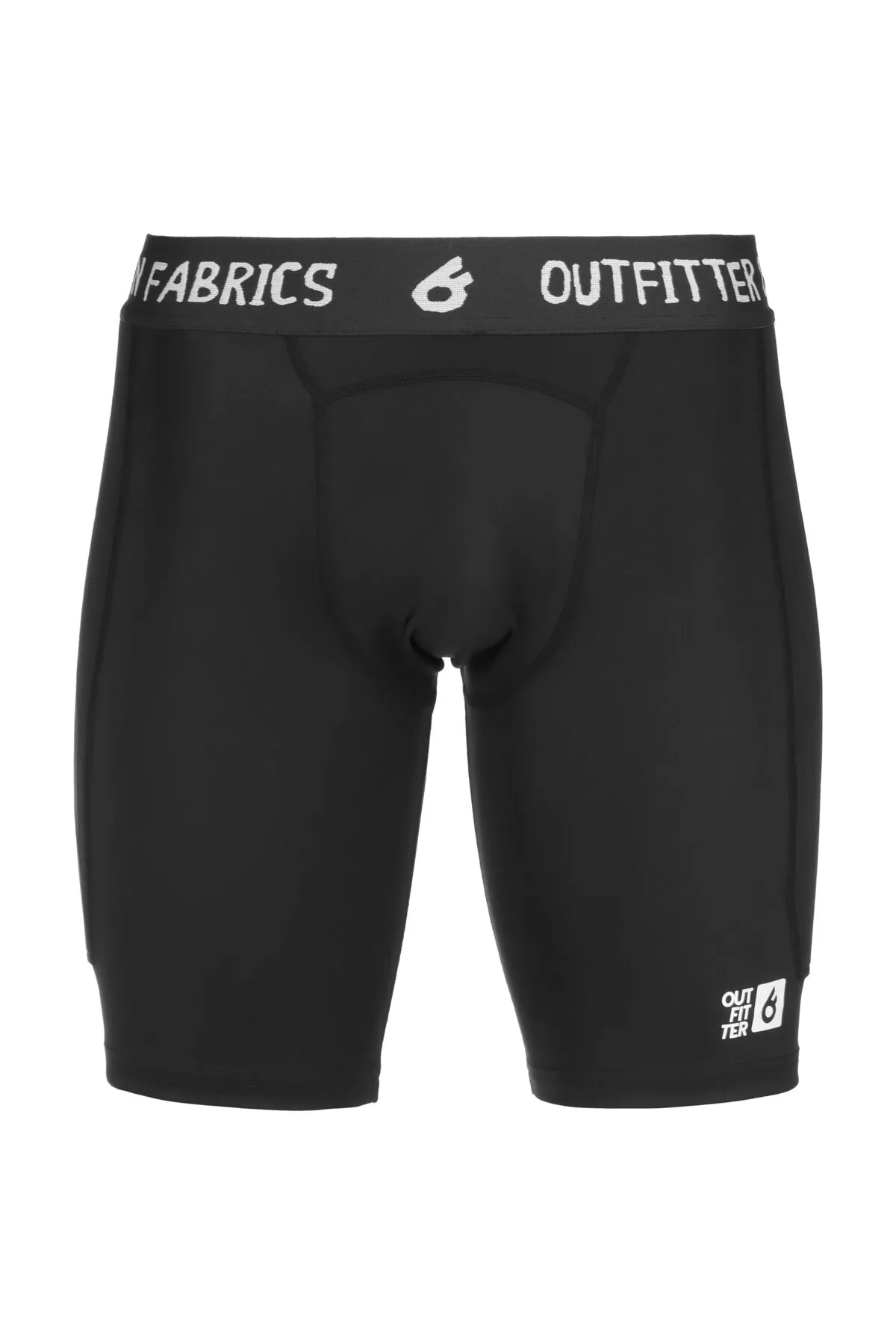 Outfitter  Sport-Leggings - Schwarz - Mittlerer Bund