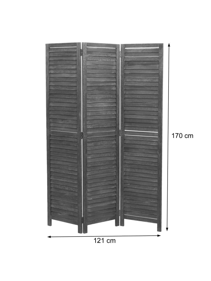 MCW Paravent C30 im Shabby-Look, Grün günstig kaufen onesize