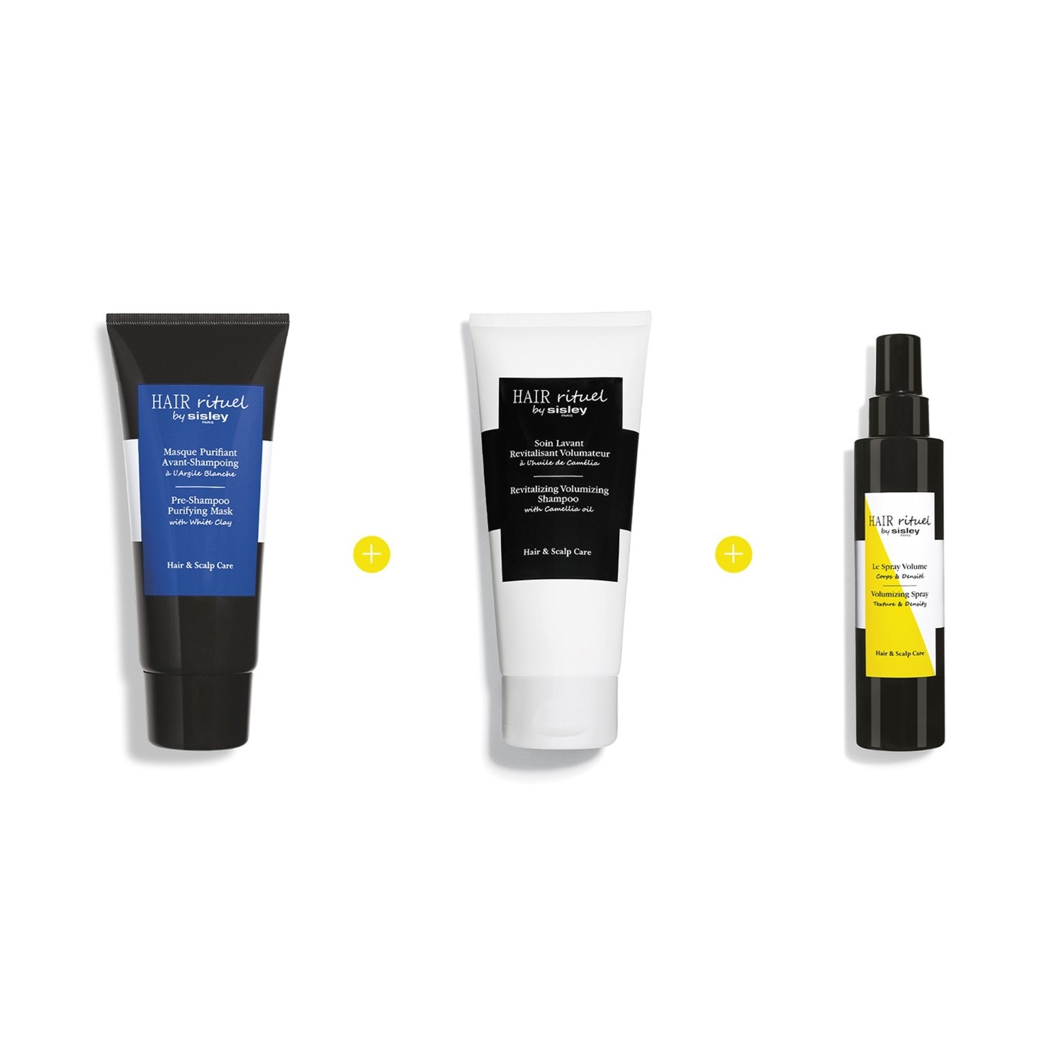 SISLEY HAIR RITUAL valomoji kaukė prieš trinkimą šampūnu su baltuoju moliu