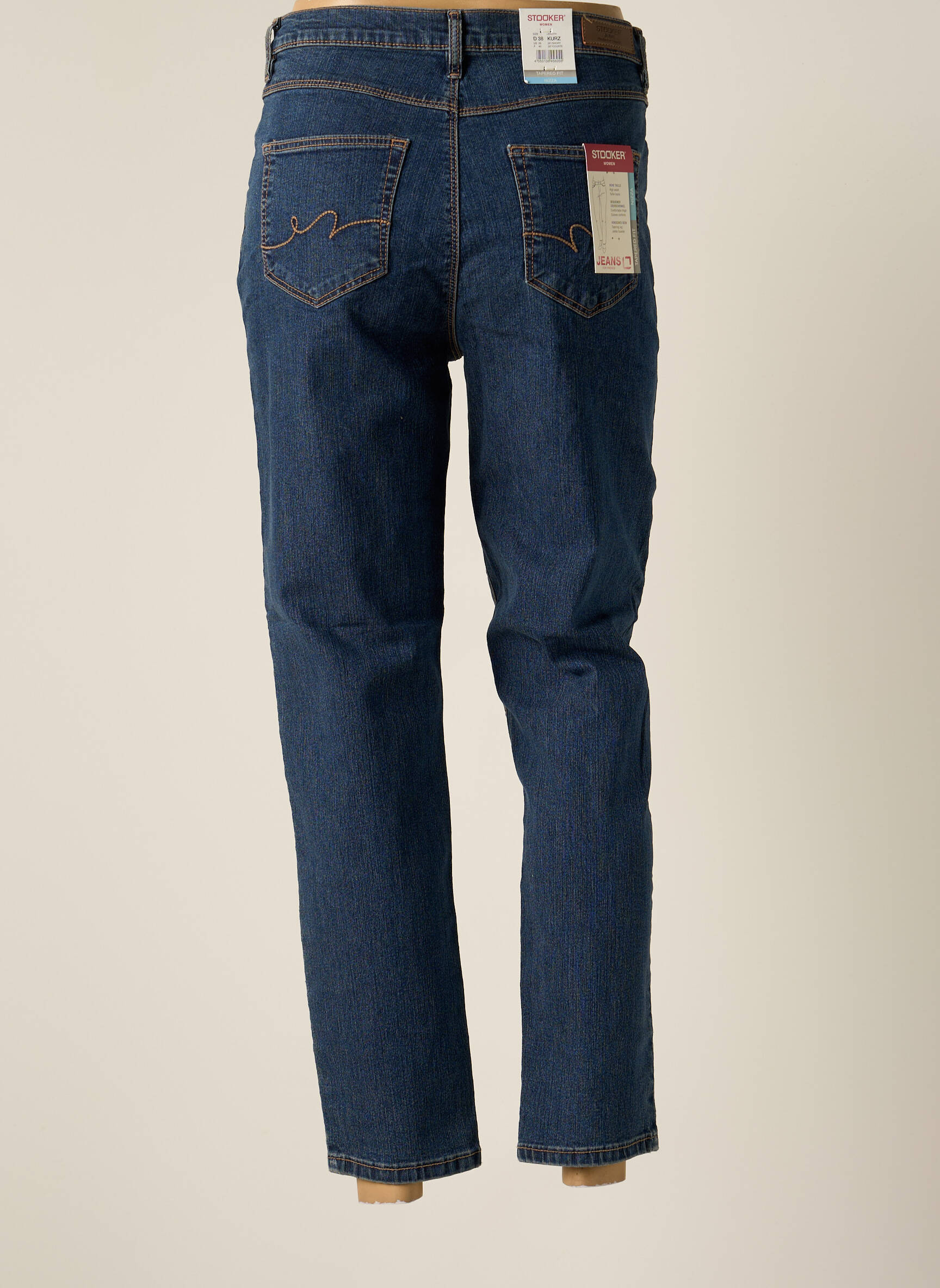 Stooker Jeans Coupe Droite Femme couleur bleu