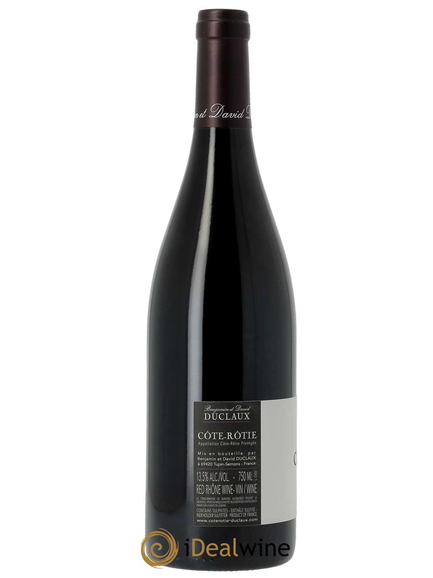 Côte-Rôtie La Chana Domaine Duclaux  2020 - Lot de 1 Bouteille