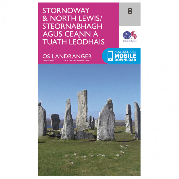 Ordnance Survey - Stornoway / North Lewis L008 - Wanderkarte