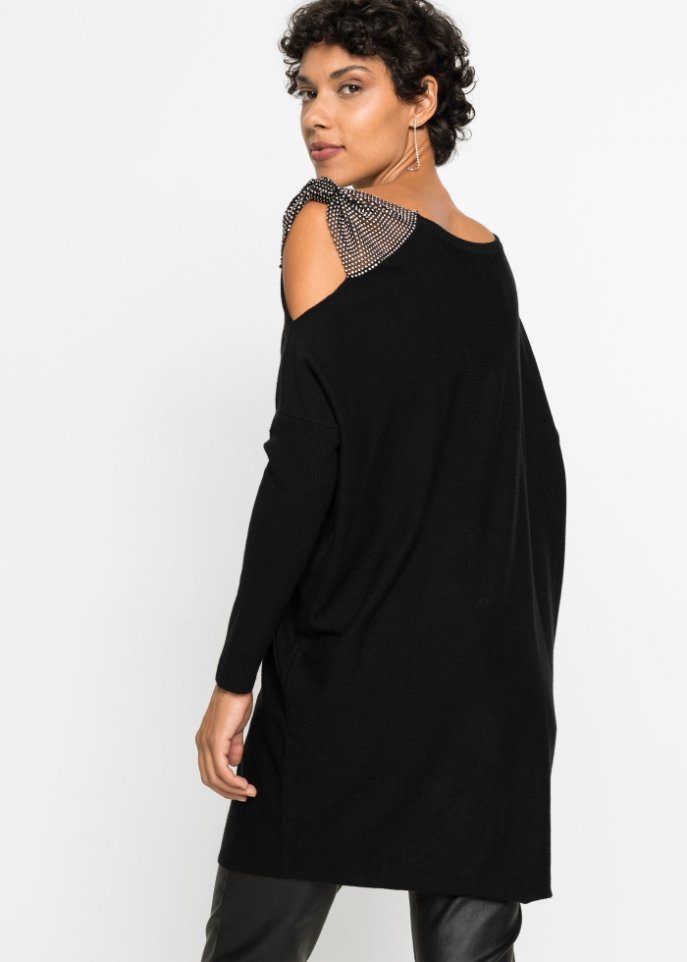 Pullover mit Glitzer-Steinchen