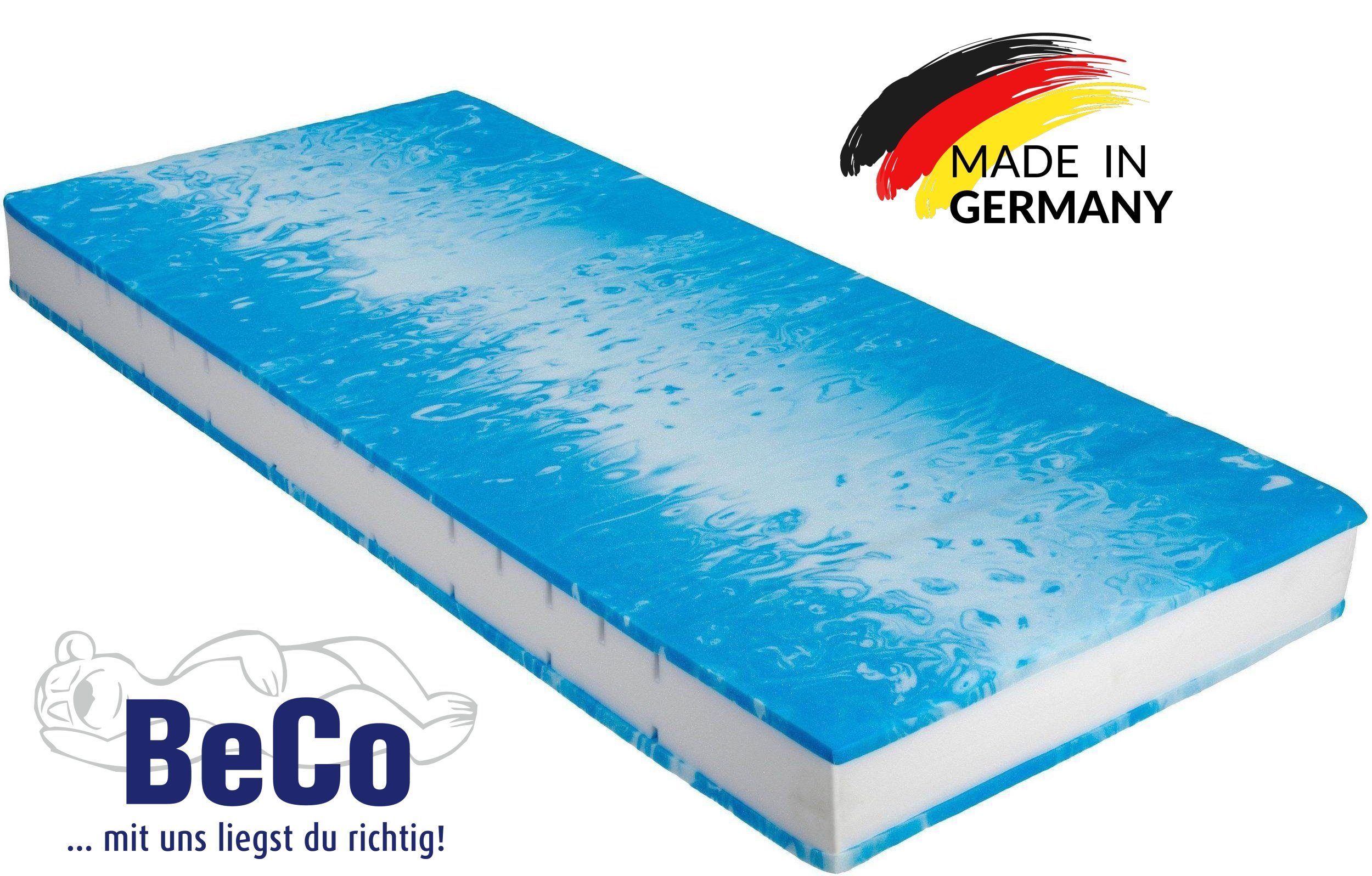 Kaltschaummatratze Duo Gel Comfort, Beco, 20 cm hoch, Testurteil SEHR GUT (1,3)*, mit beidseitigem Gelschaum