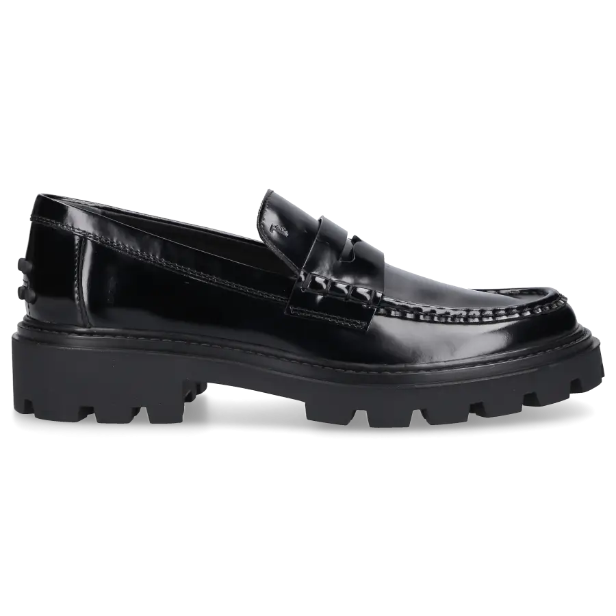 Tod's - Loafer LEATHER Kalbsleder - schwarz