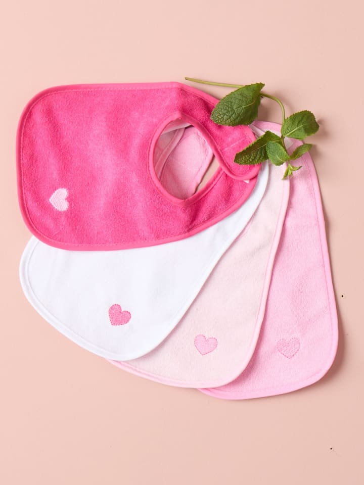 Bieco Spielwaren Baby Lätzchen 4er Pack abwaschbar in Mehrfarbig günstig kaufen onesize