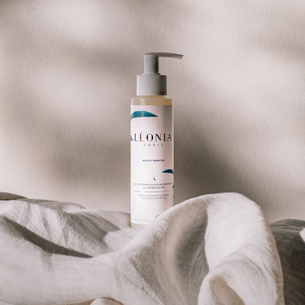 léonia Gel Nettoyant Doux & Antioxydant au ThéBlanc Bio Gel nettoyant visage