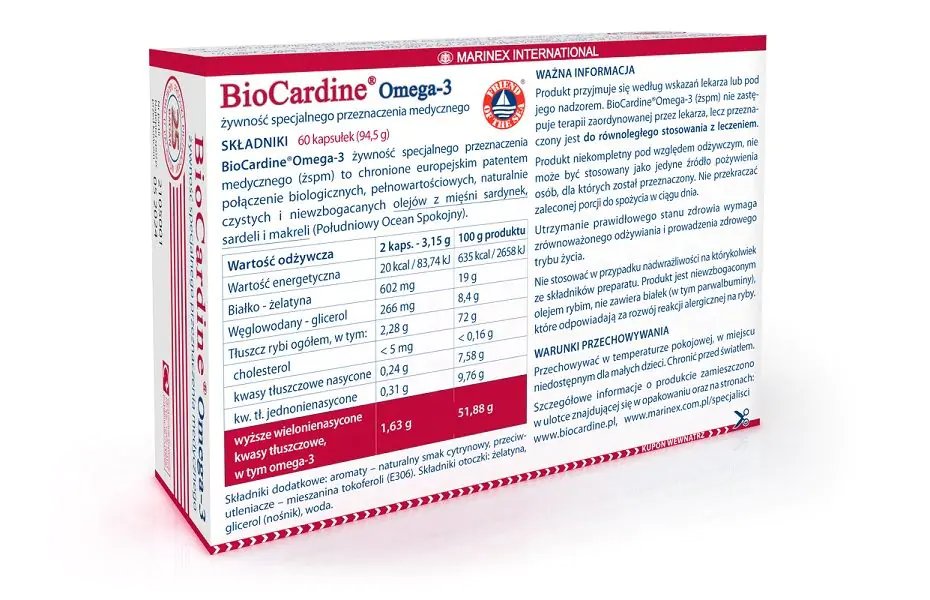 Biocardine Omega-3, kapsule