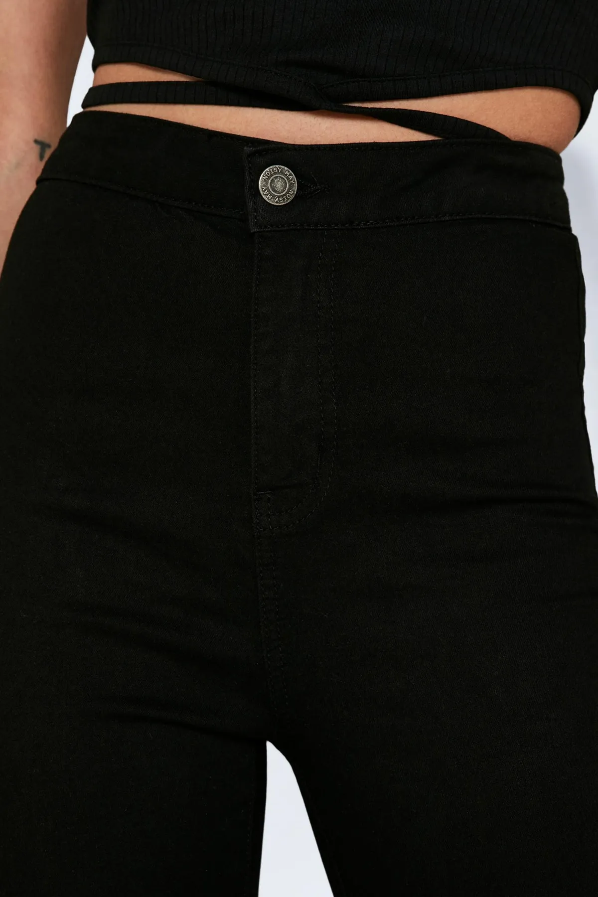 Noisy May  Jeans - Schwarz - Wide Leg
