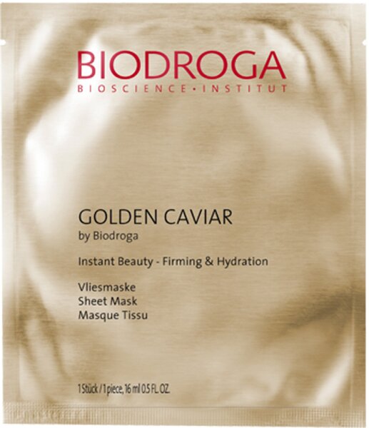 Biodroga Golden Caviar Instant Beauty - Firming & Hydration Sheet Mask Tuchmaske