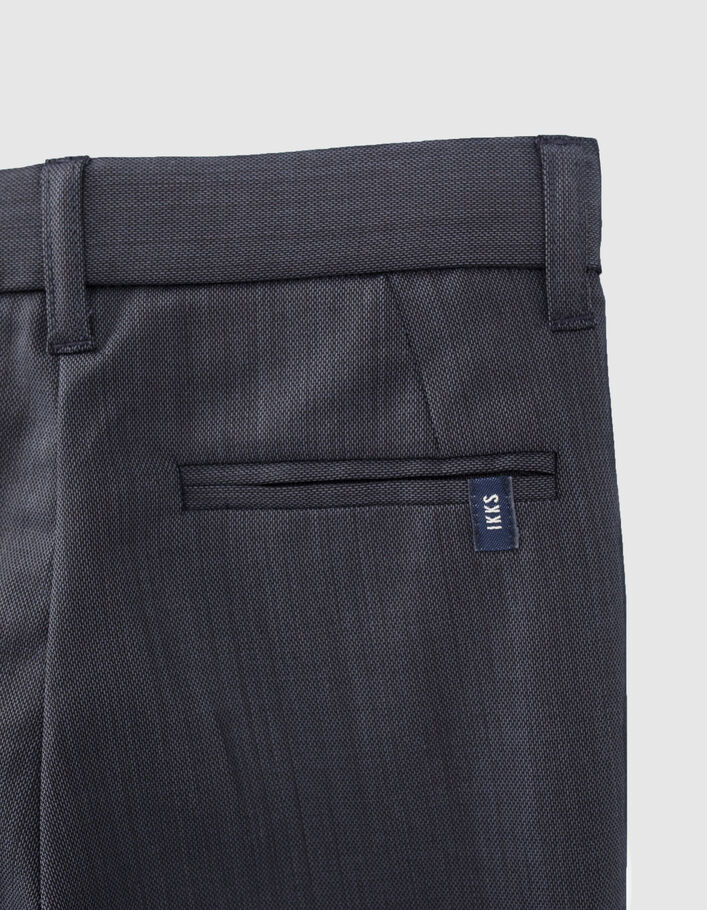 Pantalon de costume marine faux-uni garçon