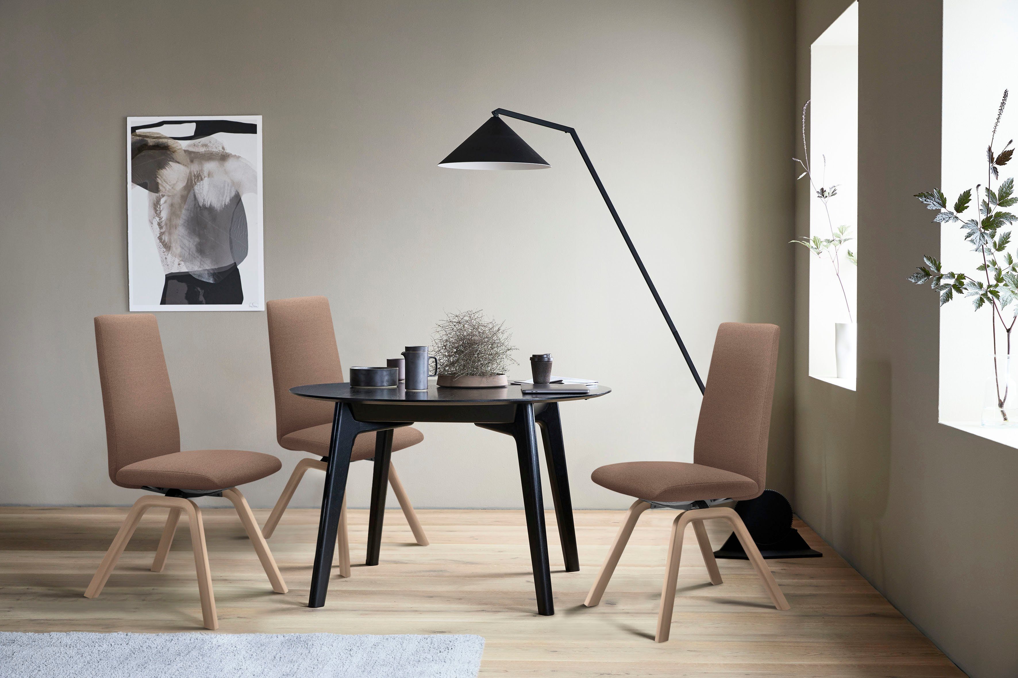 Stressless® Polsterstuhl Laurel, High Back, Größe L, mit schräggestellten Beinen in Walnuss