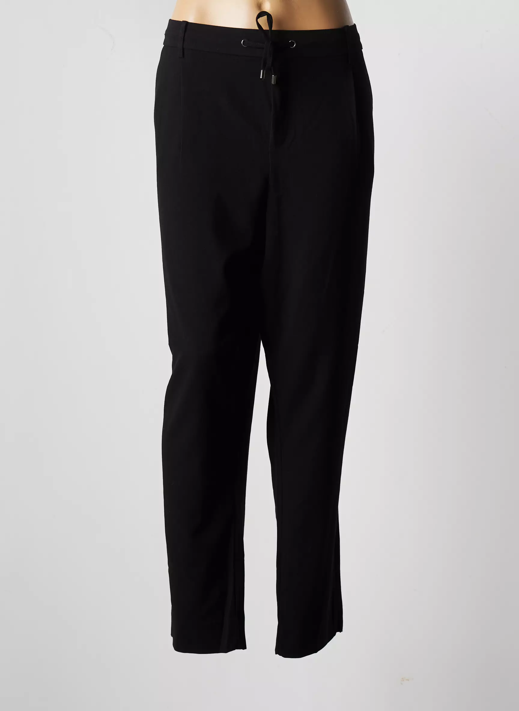 Ciso Pantalons Droits Femme couleur noir