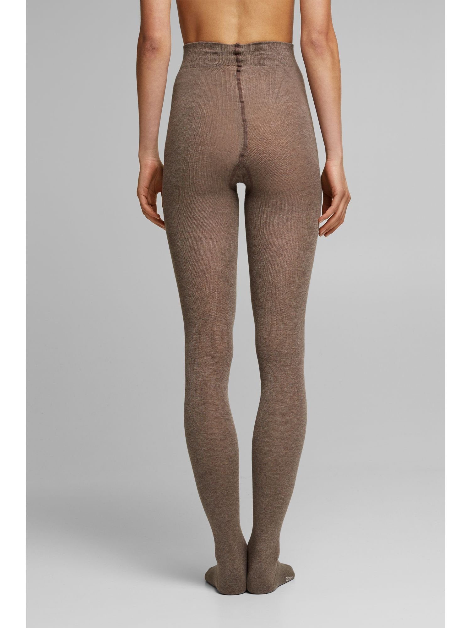 Esprit Strickstrumpfhose Mit Wolle: Strumpfhose in Melange-Optik