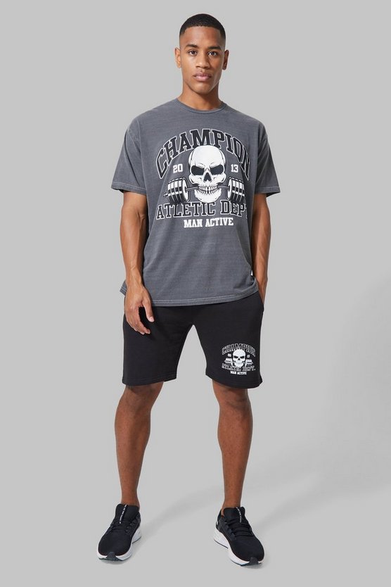 Man Active Champion Shorts-Set