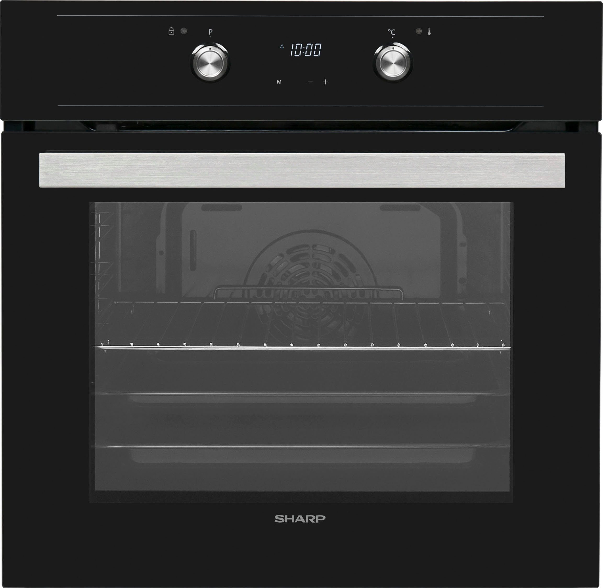 Sharp Einbaubackofen K-61DX28BM0-EU, Pyrolyse-Selbstreinigung