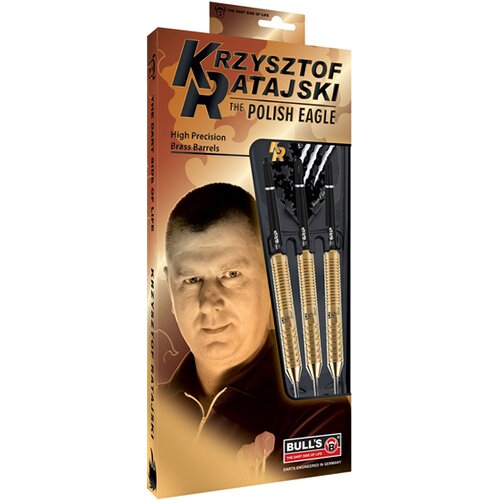 BULL'S DARTPFEIL KRZYSZTOF RATAJSKI BRASS GOLD STEEL DART