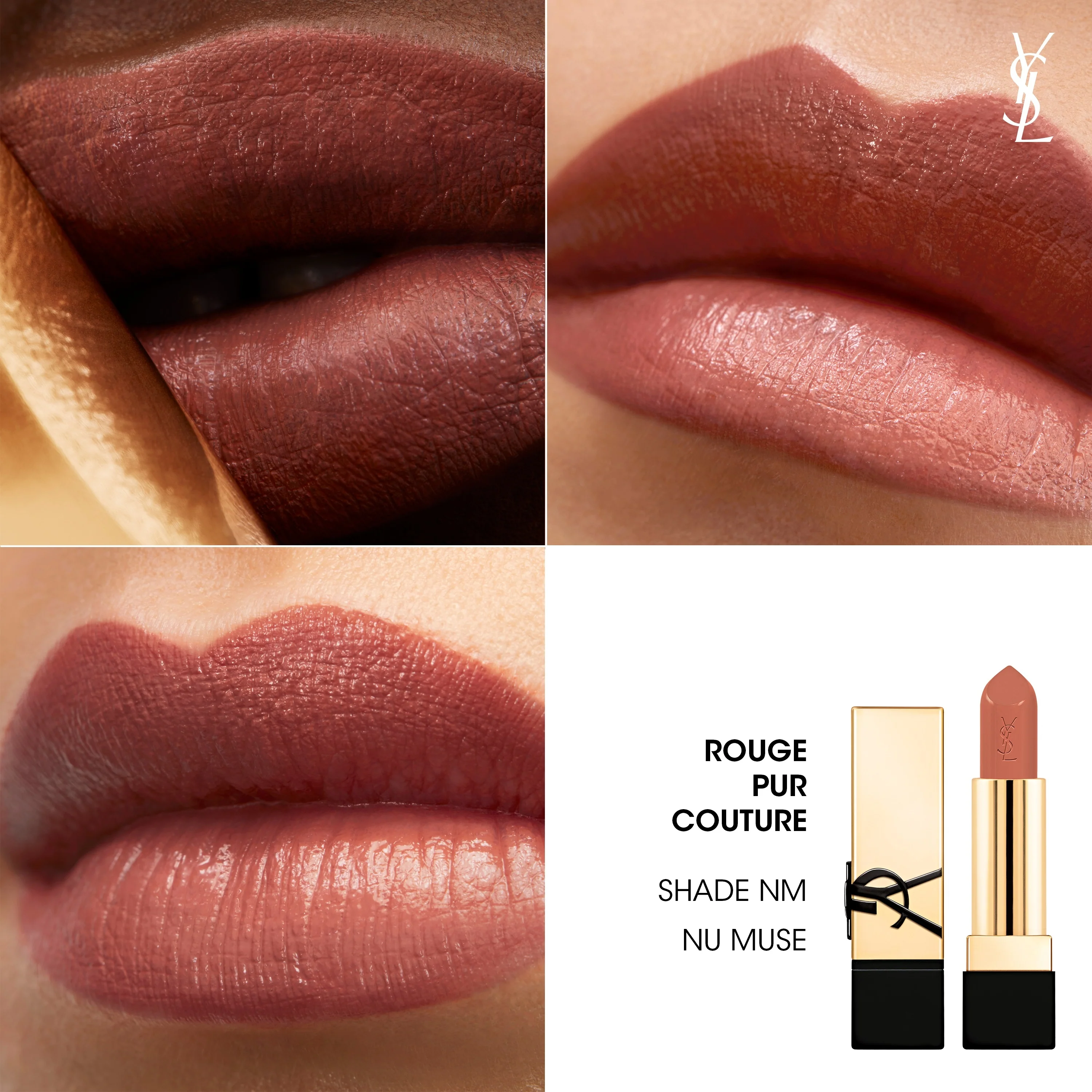 Rouge Pur Couture Lips - Lápiz labial satinado - Lápiz labial