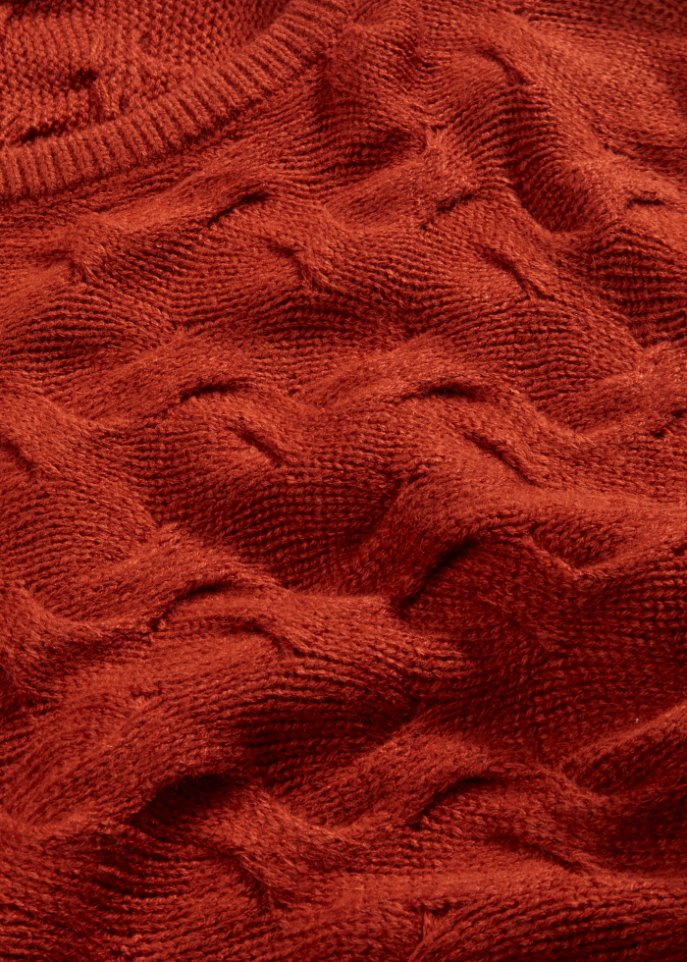 Pullover mit Zopfmuster