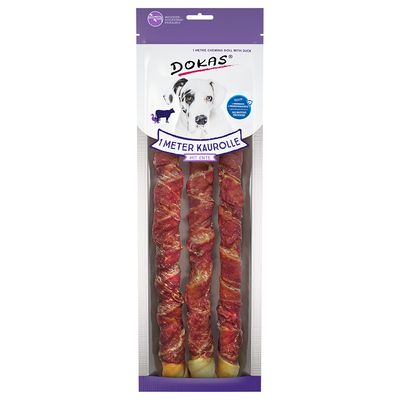 Dokas Hundesnack 1 Meter Kaurolle