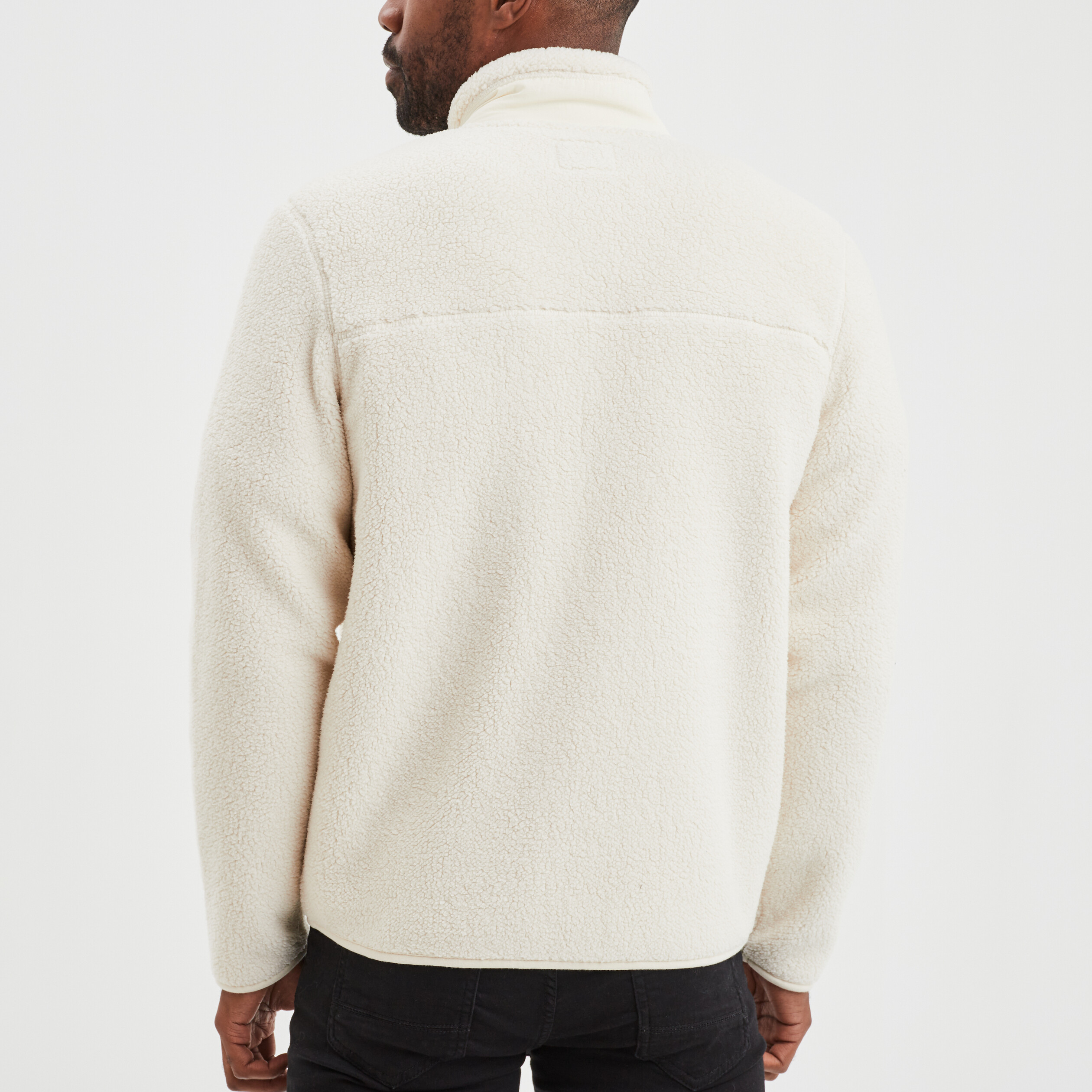 Gilet imitation laine mouton Creeks blanc homme | La Halle