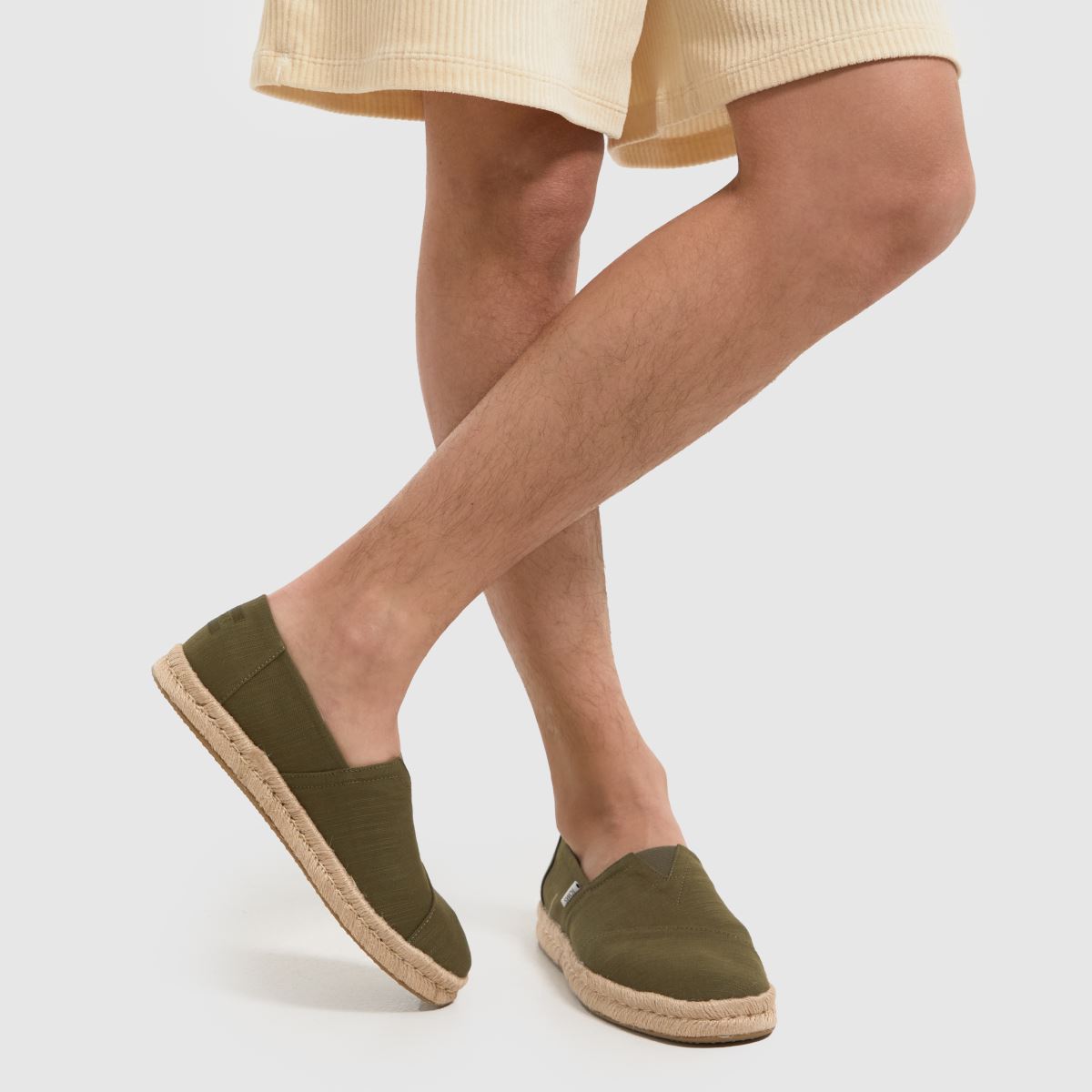 TOMS alpargata rope 2.0 cipő khaki színben