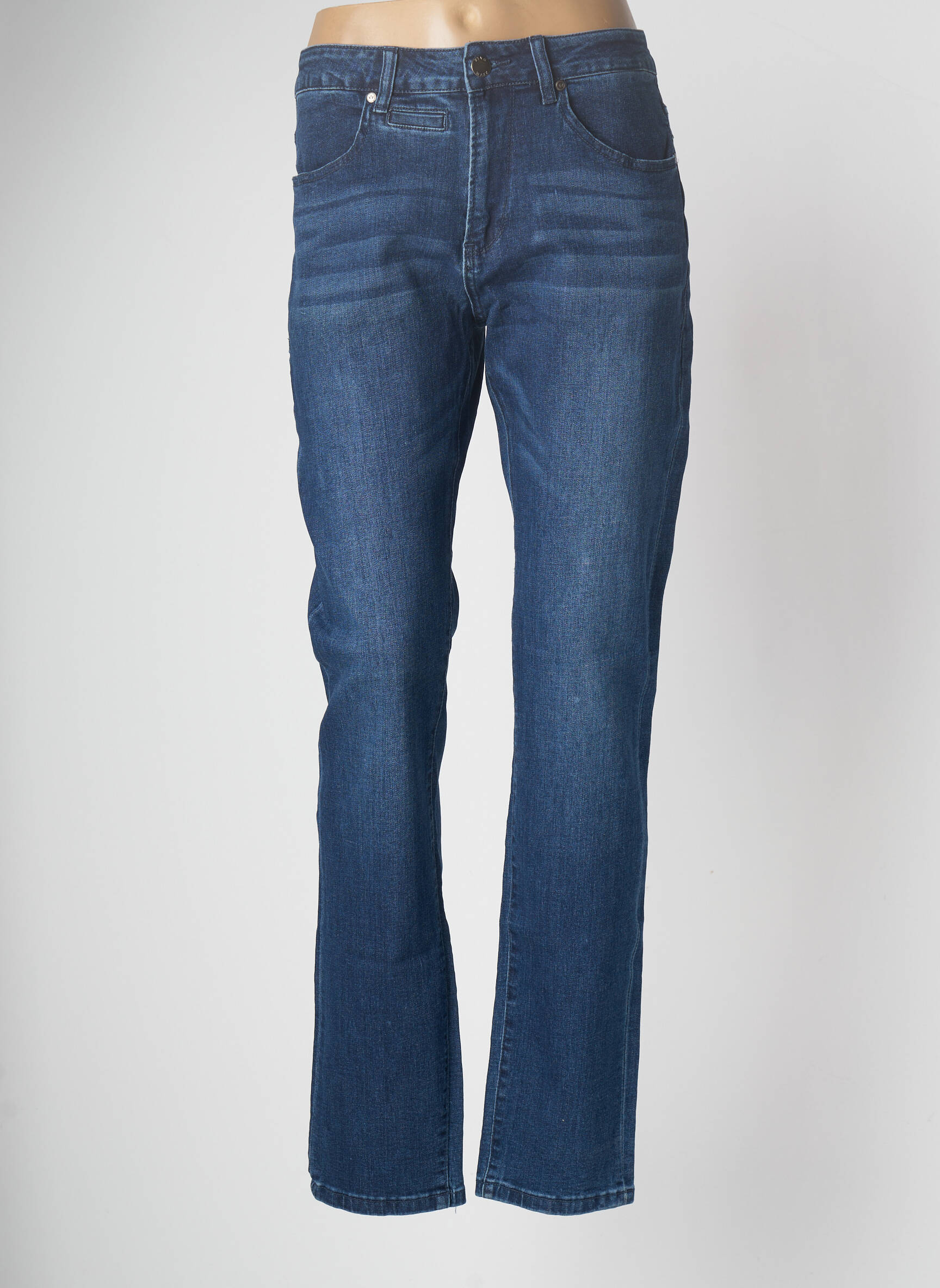 Waxx Jeans Coupe Droite Femme couleur bleu