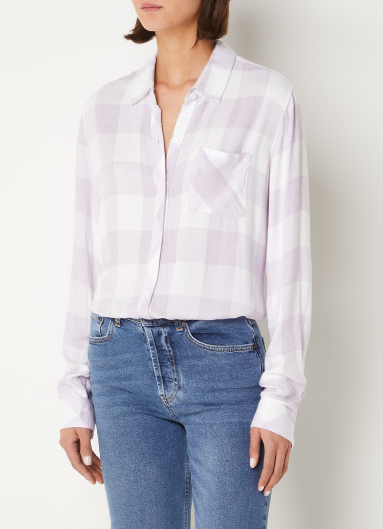 Blouse Rails Hunter en flanelle à carreaux