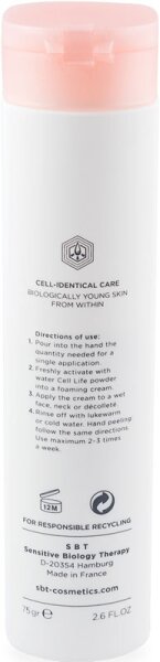 SBT Lifecleansing Celldentical Cell Life Peeling Gesichtspeeling