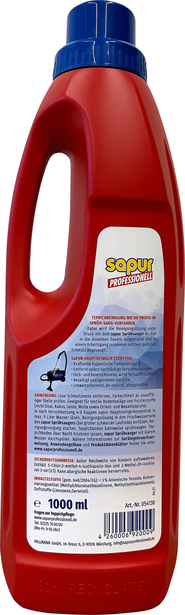 Teppichreiniger Hauptreiniger, 1 l