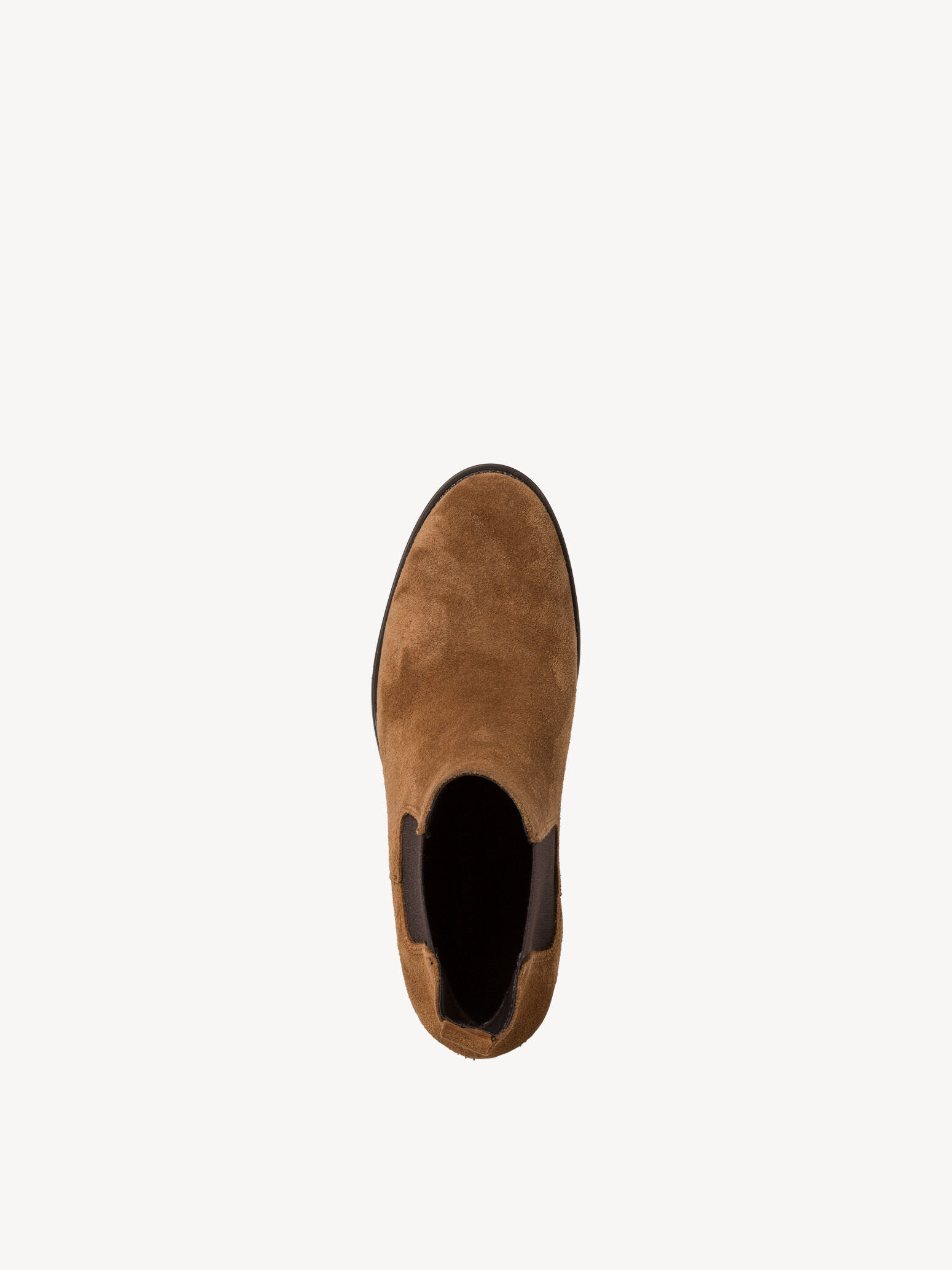 Bottine Chelsea en cuir - marron