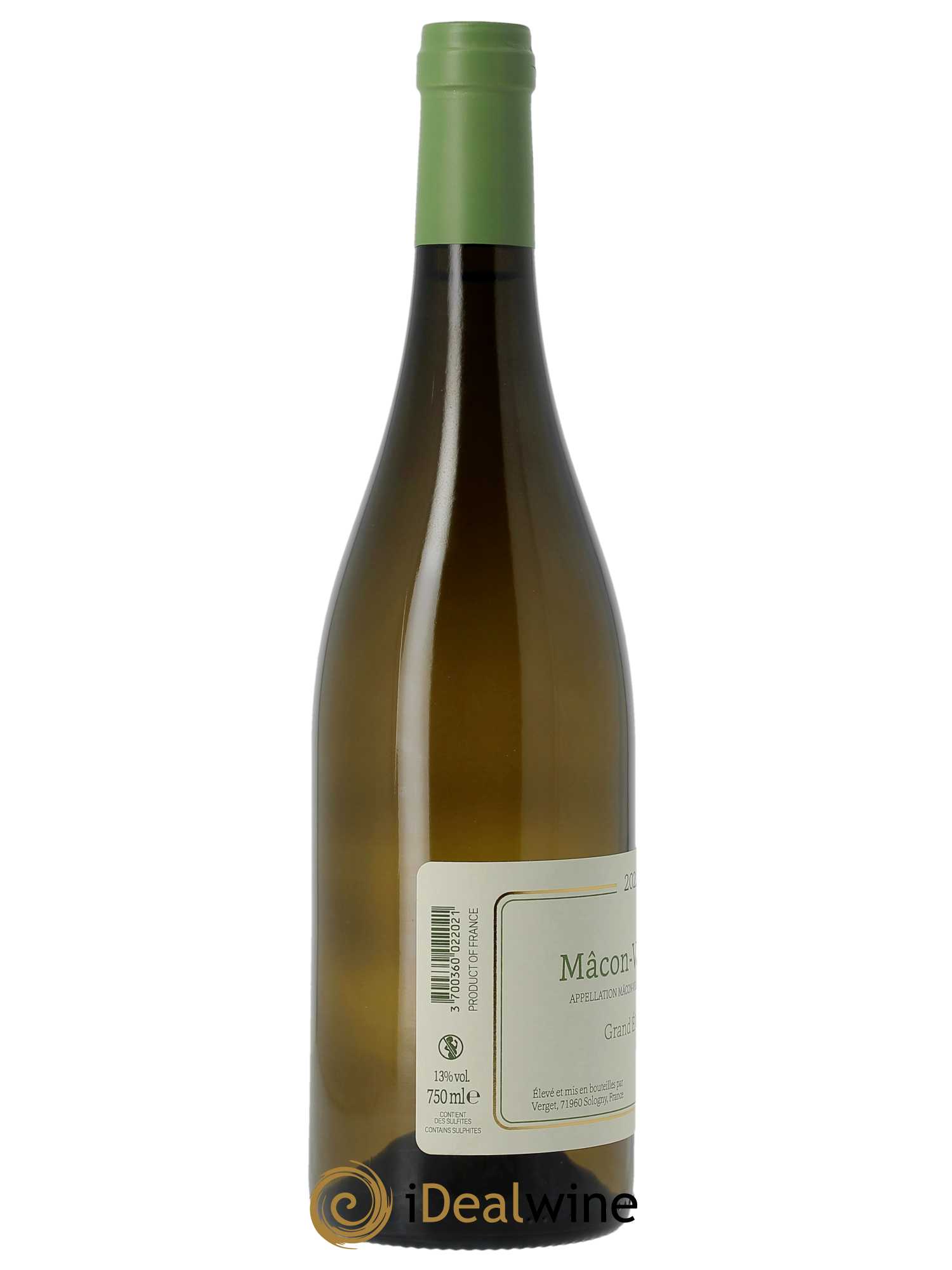 Mâcon-Villages Grand Elevage Verget  2022 - Lot de 1 Bouteille