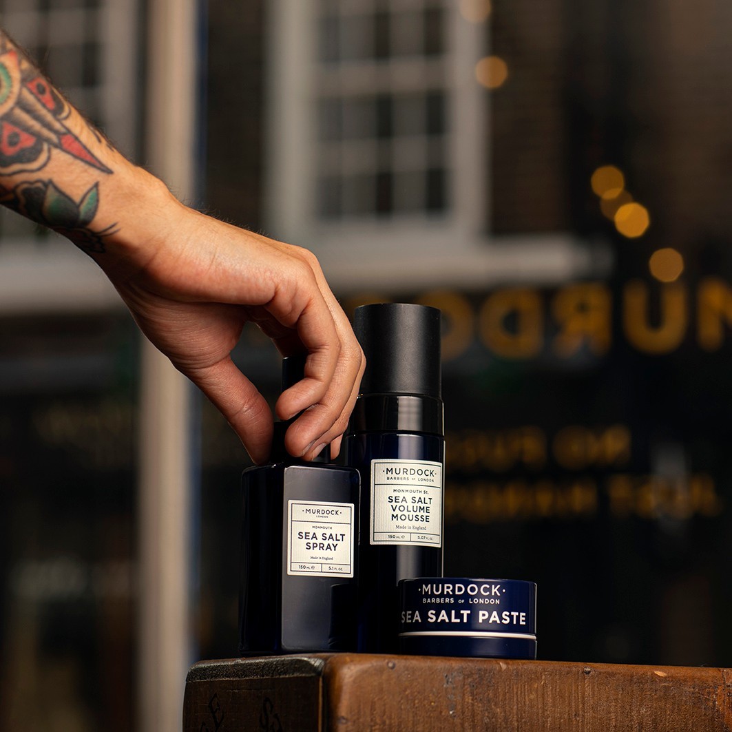 Murdock London Spumă Volumizantă cu Sare de Mare