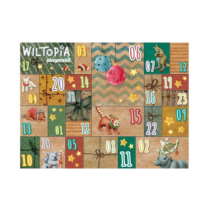 71006 Calendrier de l'Avent : Tour du monde des animaux Playmobil Wiltopia