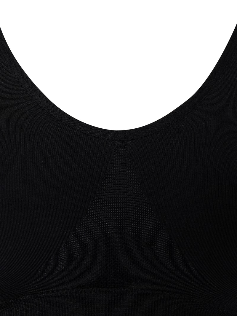 Bustier aus Mikrofaser in schwarz